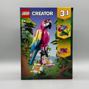 Lego #31144 Exotic Pink Parrot Creator 3-in-1 Retired Brand New Sealed
